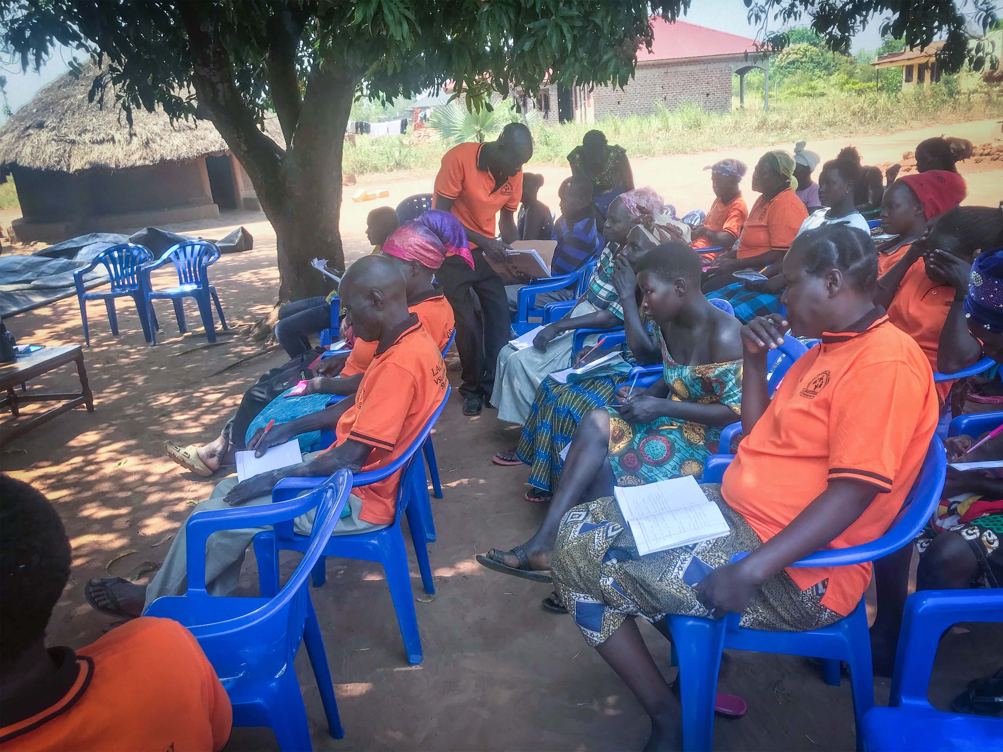 Group planning the maize mill venture